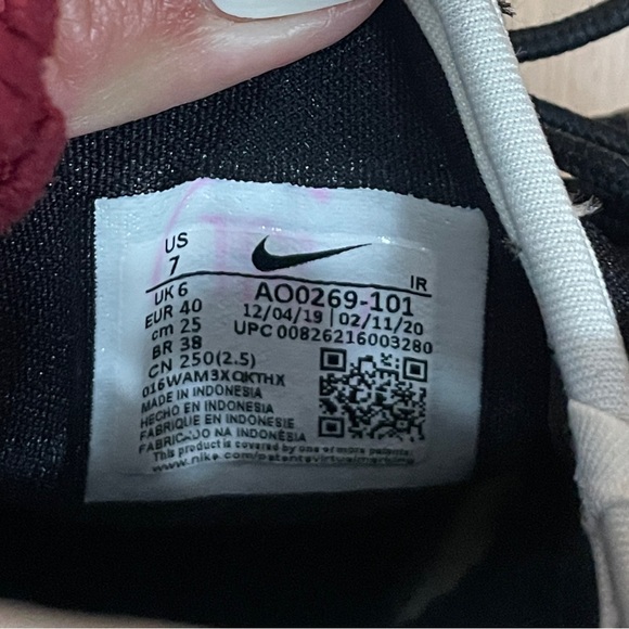 Nike Zoom 2000 white and black size 7 men’s - Picture 6 of 6